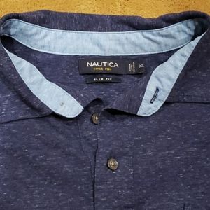 Nautica Men's slim-fit polo/golf shirt,  XL
